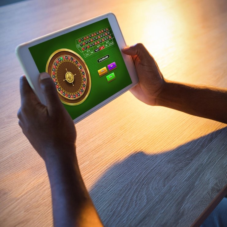 Dream Gaming live blackjack table on mobile screen